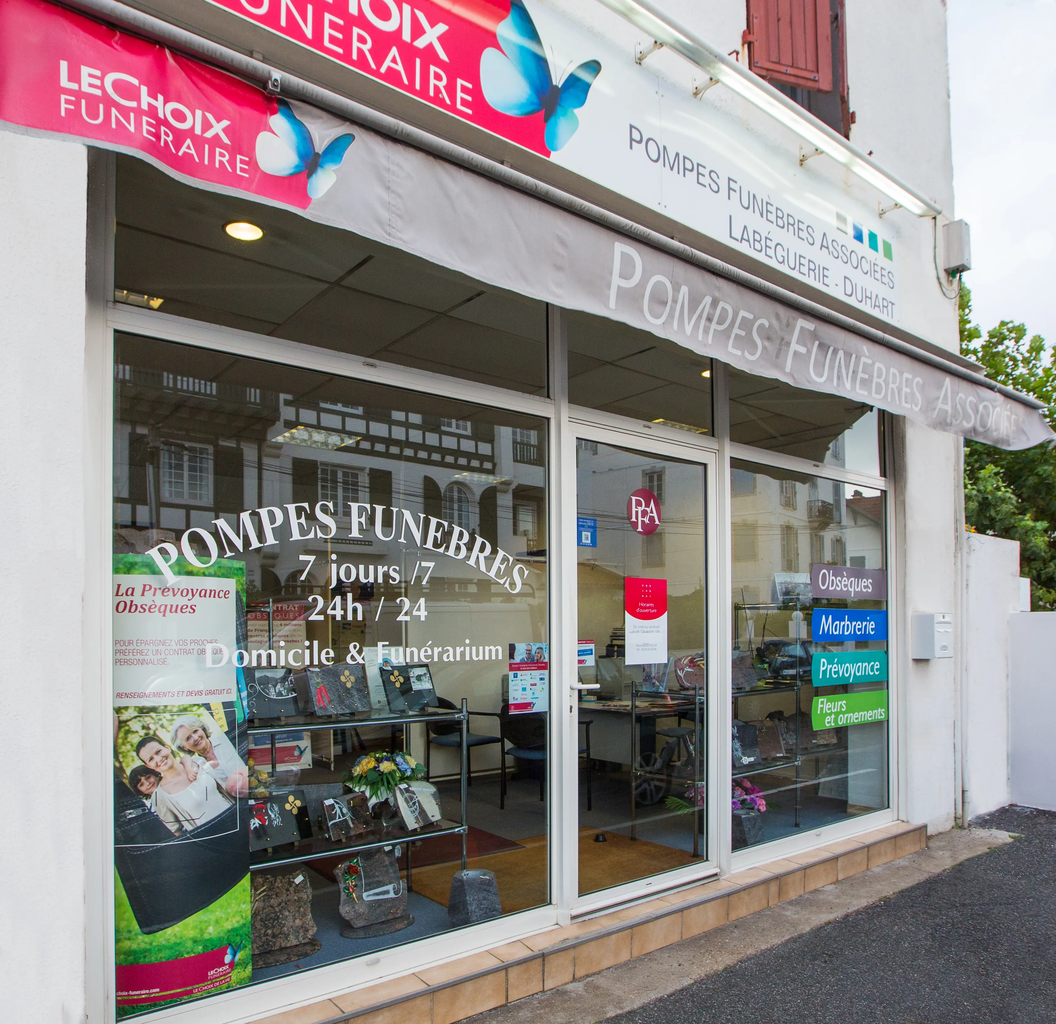 Agence de pompes funèbres à Bayonne